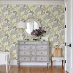 A-Street Prints Citrine Jasmine Wallpaper - SKU 2785-87423