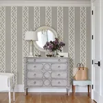 A-Street Prints Citrine Latticework Wallpaper - SKU 2785-24810