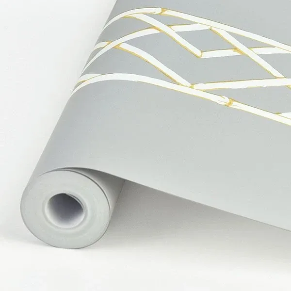 A-Street Prints Citrine Latticework Wallpaper - SKU 2785-24810