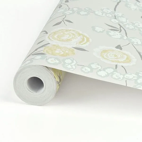 A-Street Prints Citrine Peony Tree Wallpaper - SKU 2785-24833