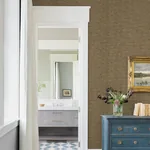 A-Street Prints Cixi Neutral Basketweave Wallpaper - SKU 2923-88069