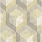 A-Street Prints Clarabelle Beige Rustic Wood Tile Wallpaper - SKU 2922-22309