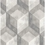 A-Street Prints Clarabelle Grey Rustic Wood Tile Wallpaper - SKU 2922-22306