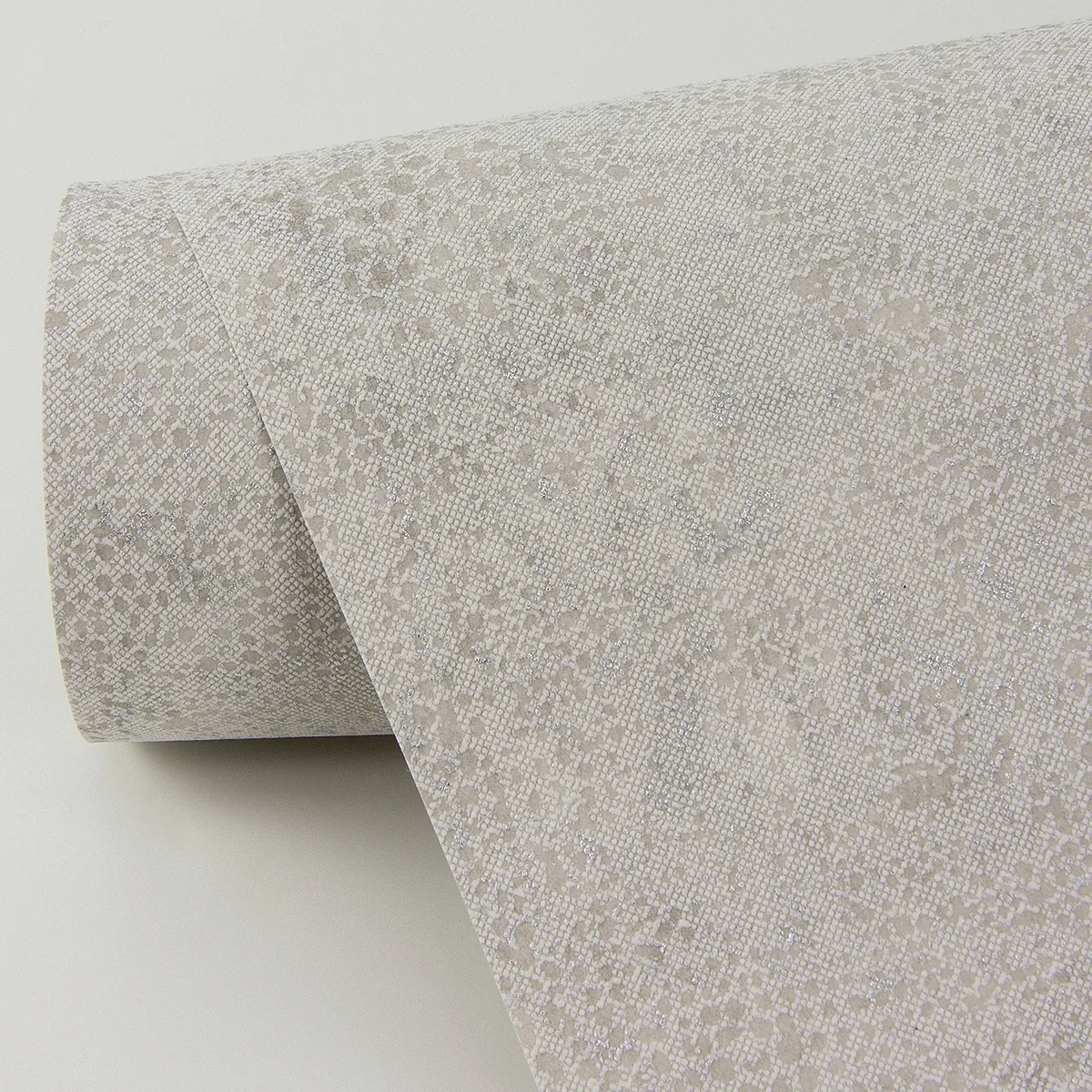 A-Street Prints Clerici Platinum Snakeskin Wallpaper - SKU 4019-86498
