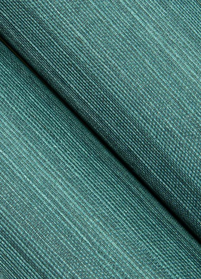 A-Street Prints Colcord Teal Sisal Grasscloth Wallpaper - SKU 4034-72101
