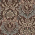 A-Street Prints Collins Plum Damask Wallpaper - SKU 4173-27656