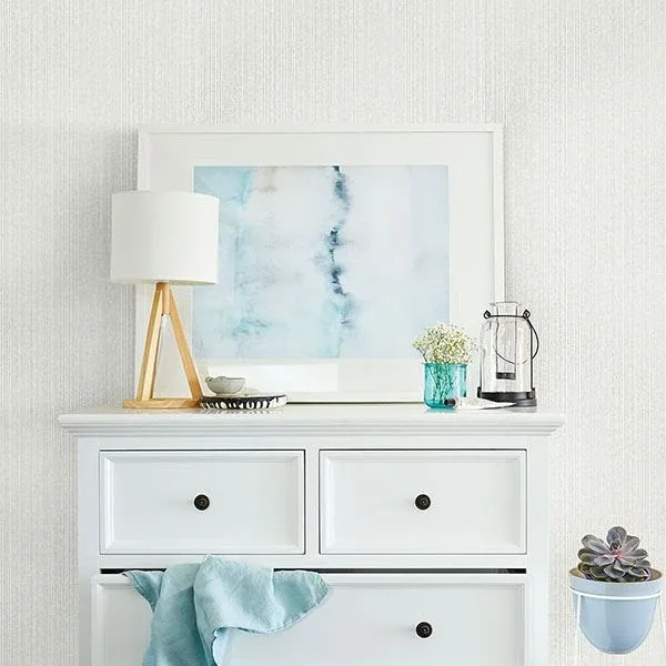 A-Street Prints Comares Dove Stripe Texture Wallpaper - SKU 2782-21362