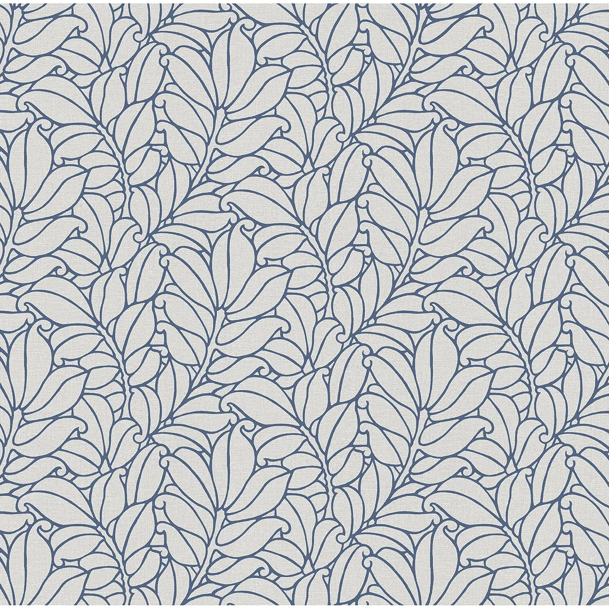 2971-86323 | Coraline Blue Leaf Wallpaper