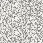 A-Street Prints Coraline White Leaf Wallpaper | Wallpaper Twins A-Street Prints Coraline White Leaf Wallpaper - SKU 2971-86322