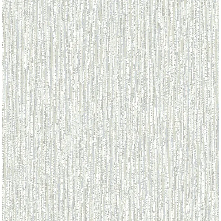 4141-27154 | Corliss Grey Beaded Strands Wallpaper