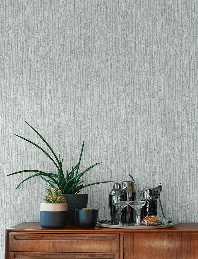 A-Street Prints Corliss Light Blue Beaded Strands Wallpaper - SKU 4141-27156
