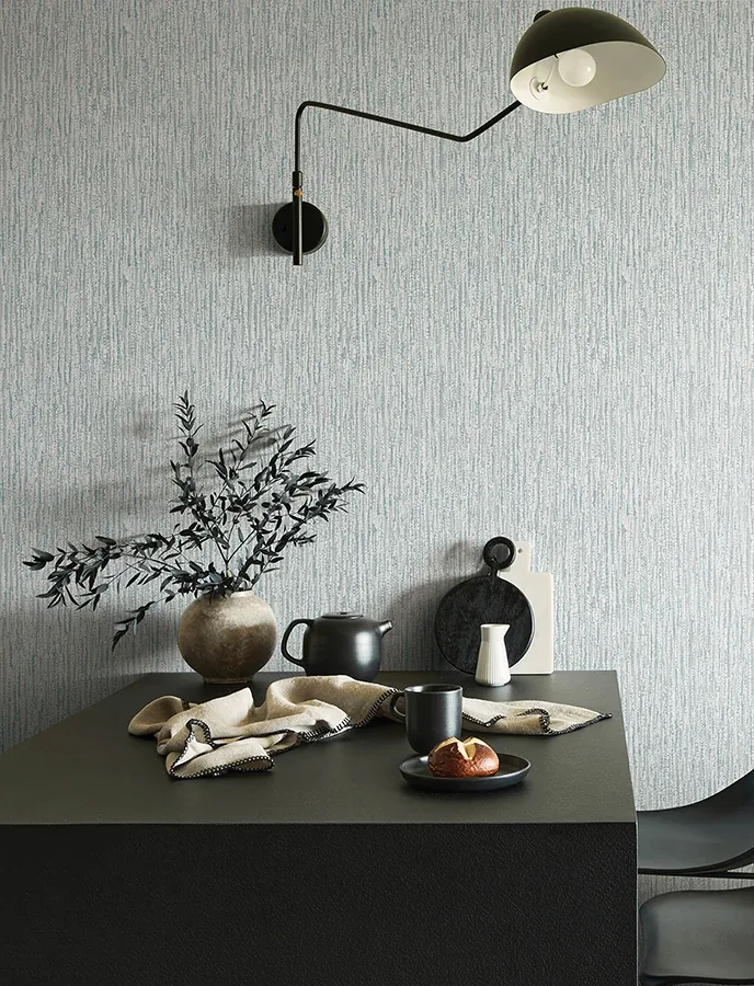 A-Street Prints Corliss Light Blue Beaded Strands Wallpaper - SKU 4141-27156