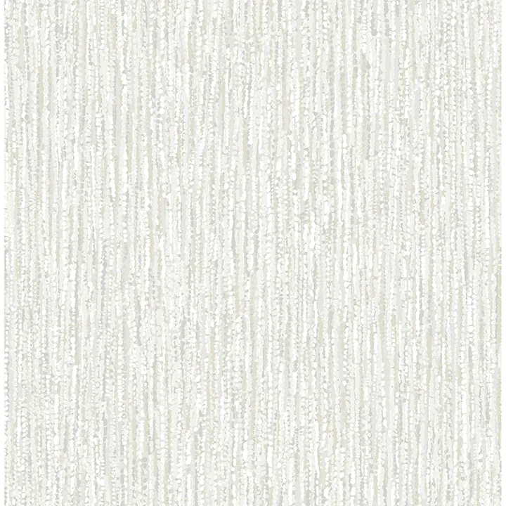 4141-27155 | Corliss Light Grey Beaded Strands Wallpaper
