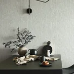A-Street Prints Corliss Light Grey Beaded Strands Wallpaper - SKU 4141-27155