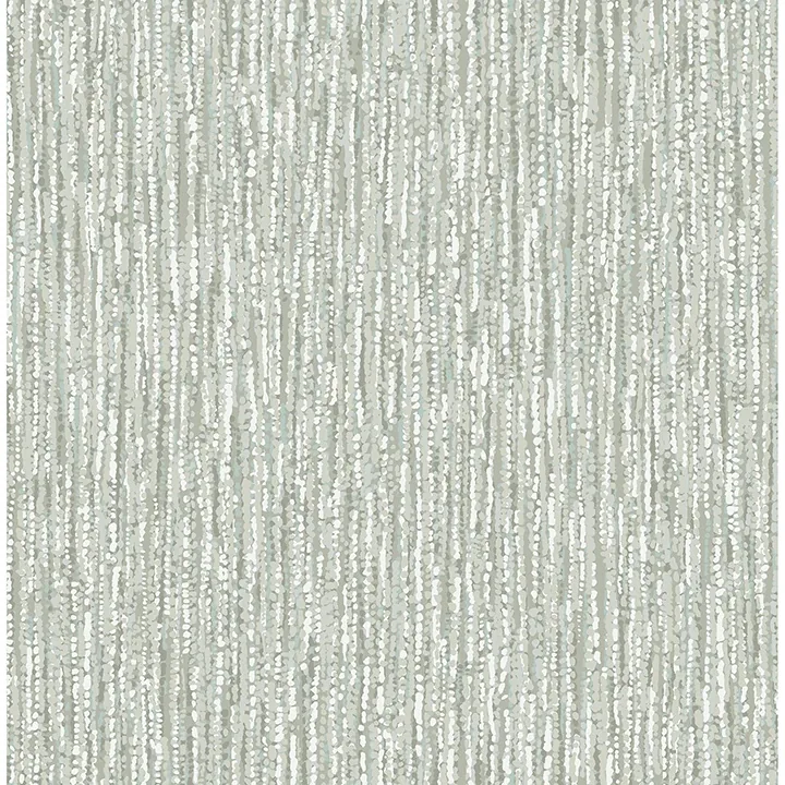 4141-27153 | Corliss Moss Beaded Strands Wallpaper