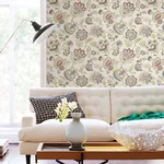 A-Street Prints Corona Green Jacobean Wallpaper - SKU 2901-87513