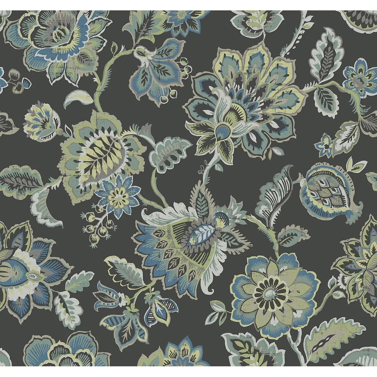 2901-87516 | Corona Multicolor Jacobean Wallpaper