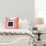 A-Street Prints Coventry White Trellis Wallpaper - SKU 2782-24512