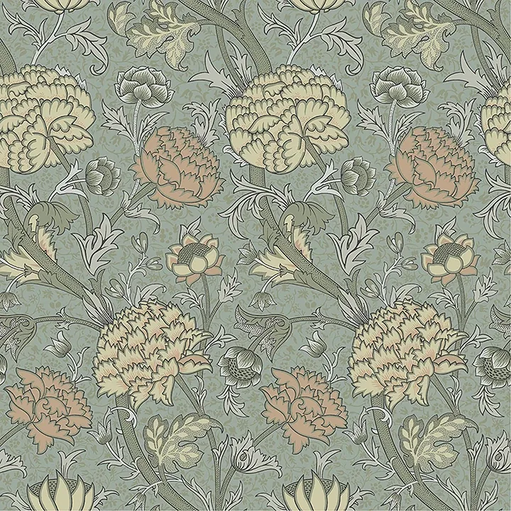 4153-82034 | Cray Light Blue Floral Trail Wallpaper