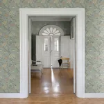 A-Street Prints Cray Light Blue Floral Trail Wallpaper - SKU 4153-82034