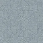 A-Street Prints Crescendo Blue Block Geometric Wallpaper - SKU 4177-83304