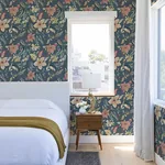 A-Street Prints Crestwood Blue Crowned Crane Wallpaper - SKU 4034-26790