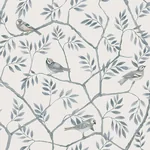 A-Street Prints Crossbill Light Blue Branches Wallpaper - SKU 2948-27016