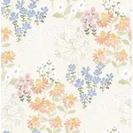 A-Street Prints Cultivate Pastel Springtime Blooms Wallpaper - SKU 4122-27020