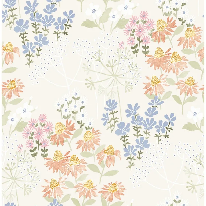4122-27020 | Cultivate Pastel Springtime Blooms Wallpaper