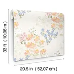 A-Street Prints Cultivate Pastel Springtime Blooms Wallpaper - SKU 4122-27020