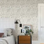 A-Street Prints Culver Grey Jacobean Wallpaper - SKU 4034-26780