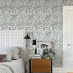A-Street Prints Culver Slate Jacobean Wallpaper - SKU 4034-26781