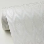 A-Street Prints Damour Cream Hexagon Ogee Wallpaper - SKU 4019-86462