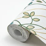 A-Street Prints Dard Teal Tulip Ogee Wallpaper - SKU 2970-26145