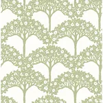 A-Street Prints Dawson Green Magnolia Tree Wallpaper - SKU 2970-26114