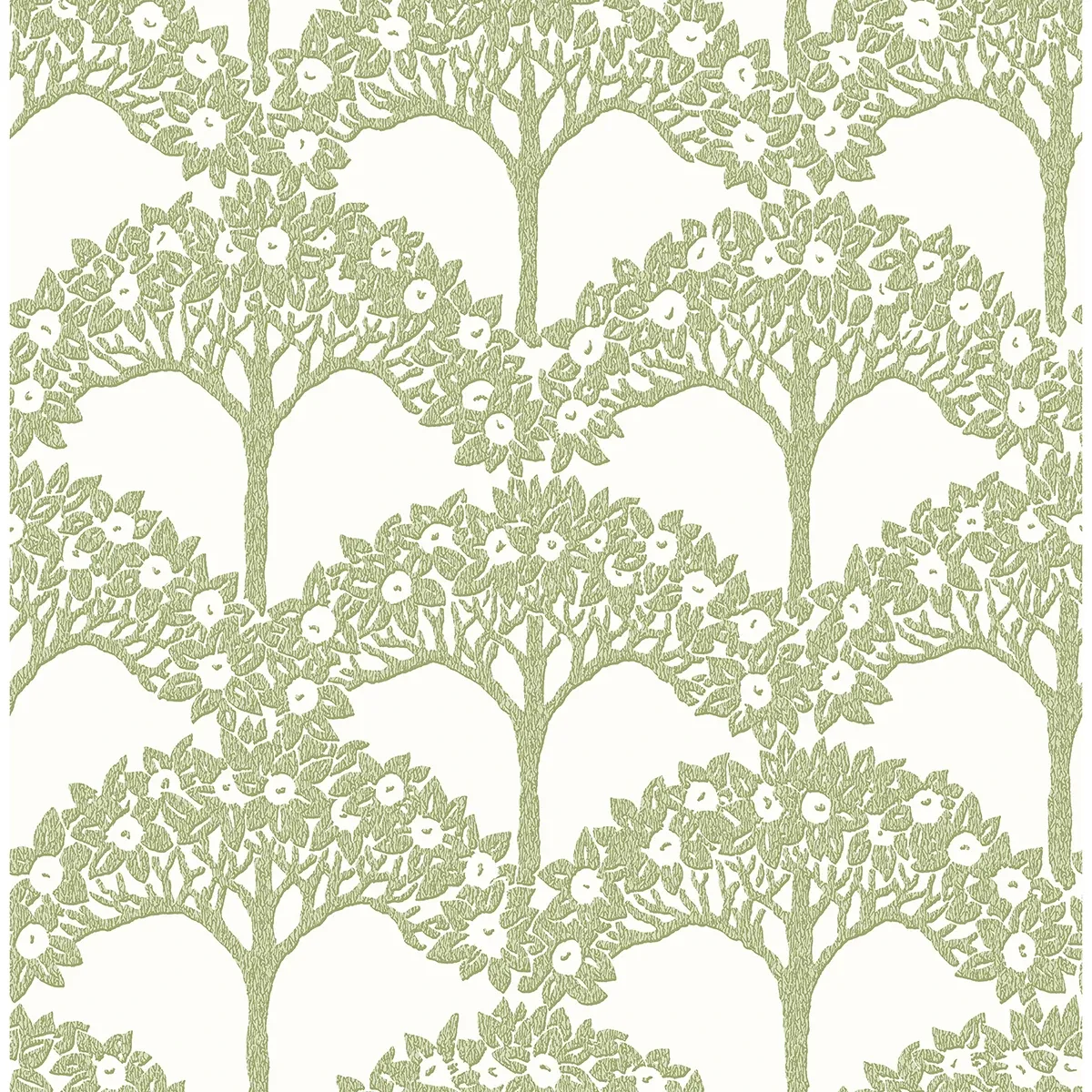 A-Street Prints Dawson Green Magnolia Tree Wallpaper - SKU 2970-26114