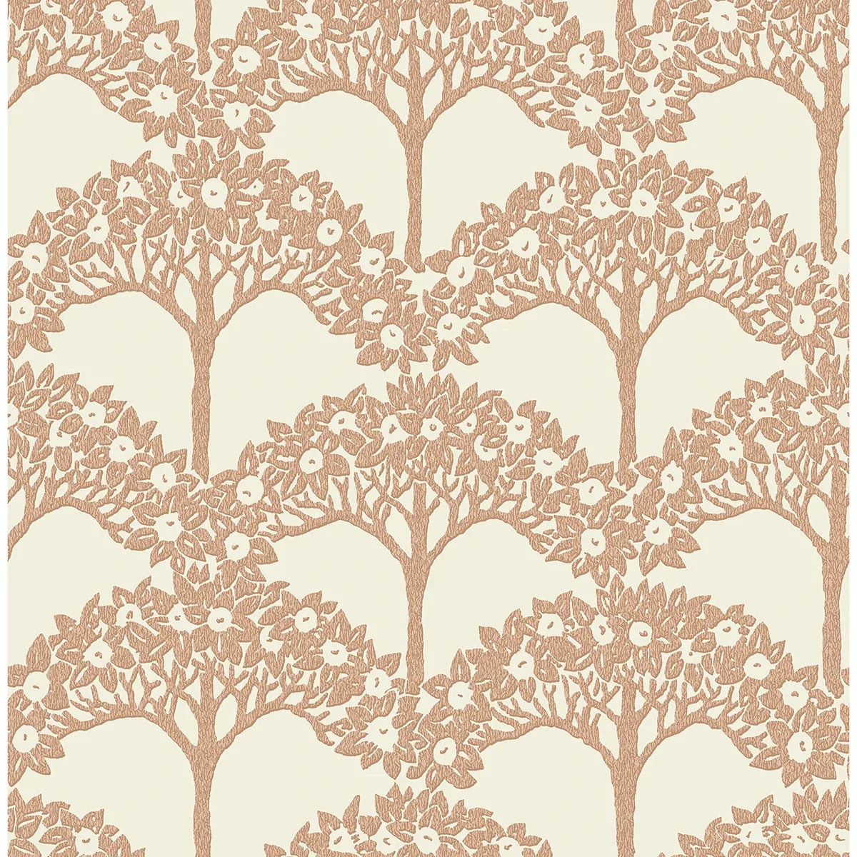 2970-26112 | Dawson Rust Magnolia Tree Wallpaper