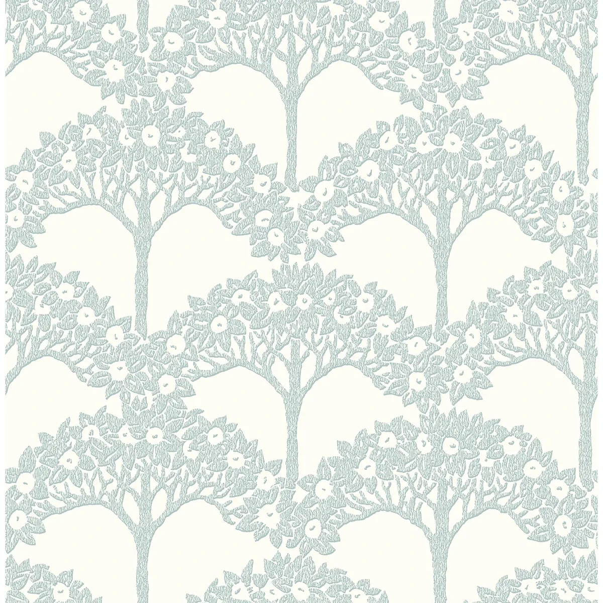 2970-26111 | Dawson Turquoise Magnolia Tree Wallpaper