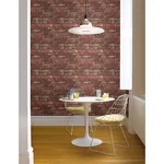 A-Street Prints Debs Red Exposed Brick Wallpaper - SKU 2922-21258