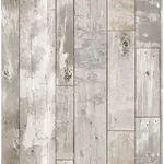 A-Street Prints Deena Grey Distressed Wood Wallpaper - SKU 2540-24054