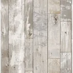 A-Street Prints Deena Light Grey Weathered Wood Wallpaper - SKU 2922-24054