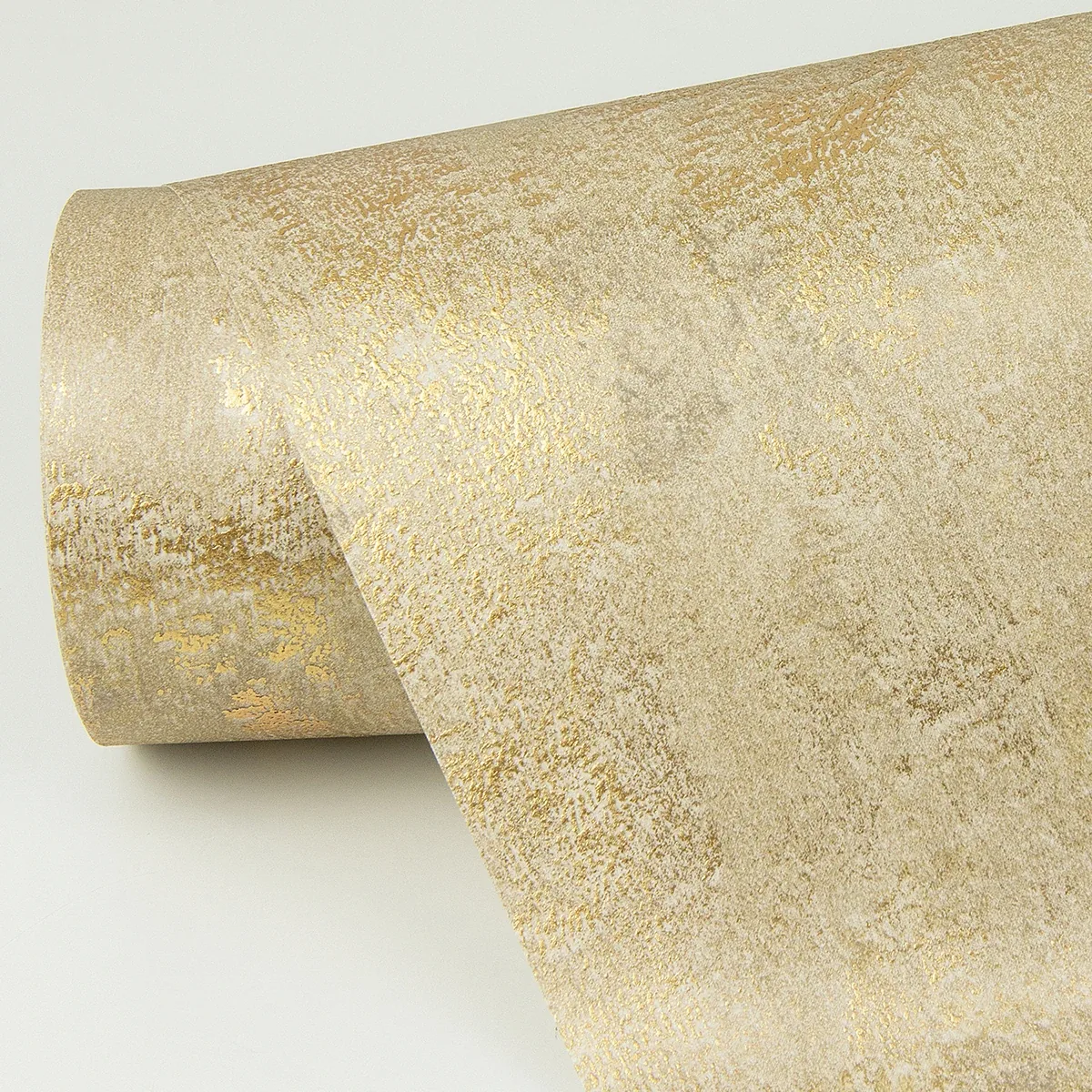 A-Street Prints Deimos Gold Distressed Texture Wallpaper - SKU 4019-86494