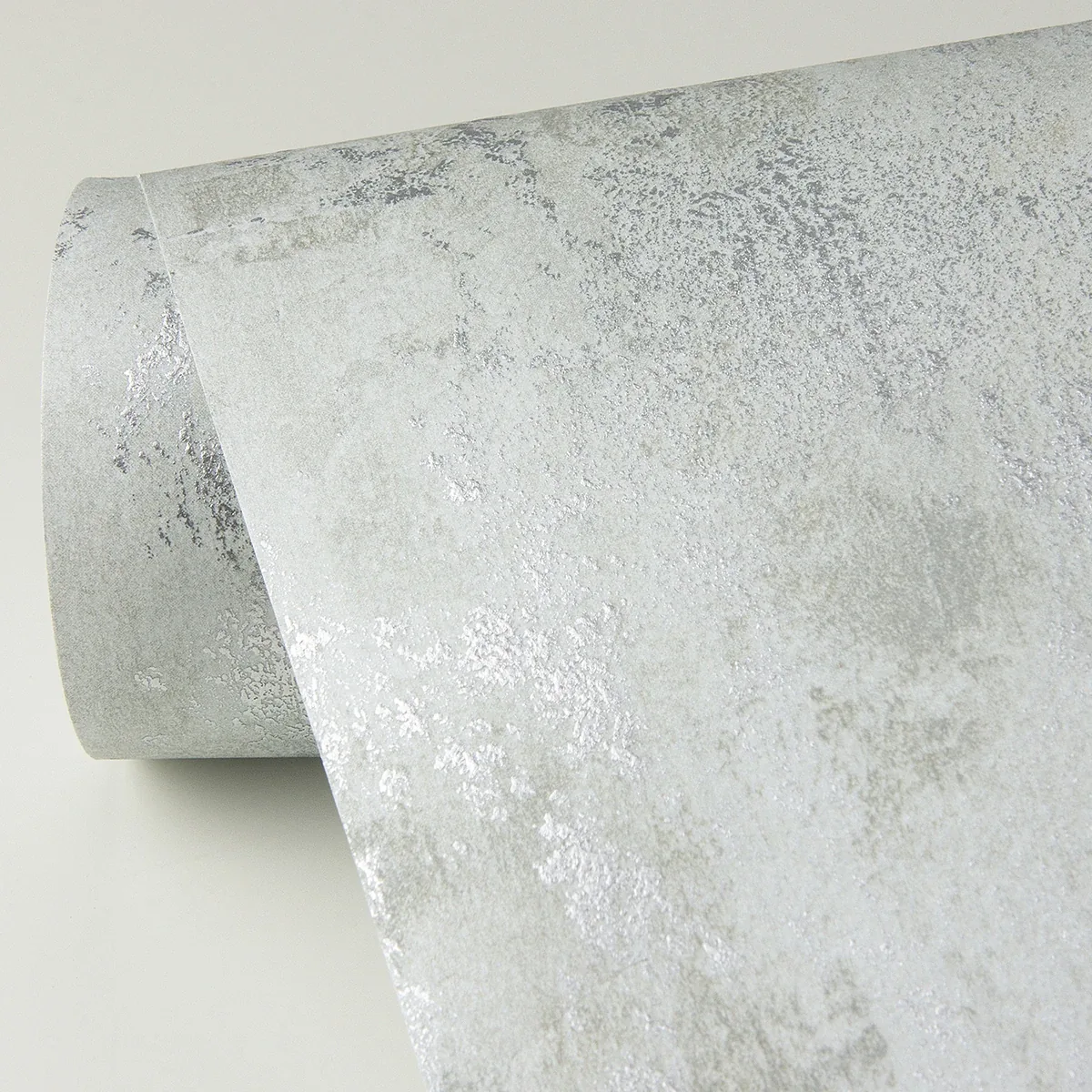 4019-86493 | Deimos Silver Distressed Texture Wallpaper