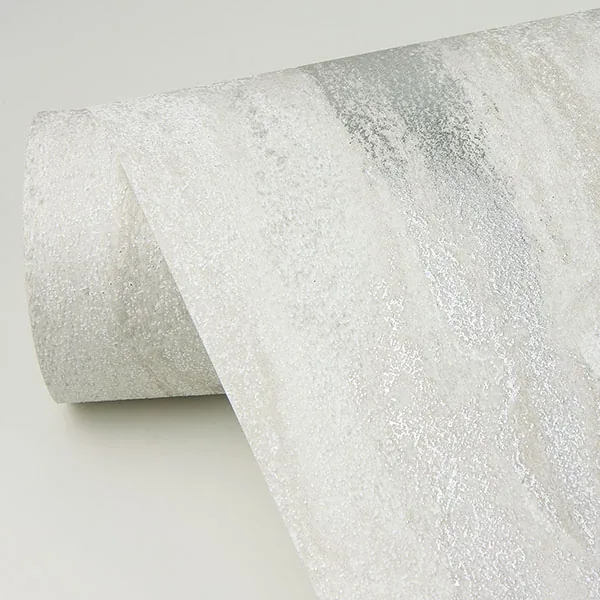 A-Street Prints Delesse Platinum Marbled Wallpaper - SKU 2976-86499