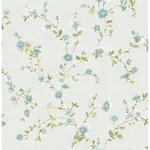 A-Street Prints Delphine Light Blue Floral Wallpaper - SKU 2657-22248