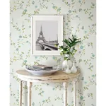 A-Street Prints Delphine Light Blue Floral Wallpaper - SKU 2657-22248