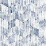 A-Street Prints Demi Indigo Distressed Wallpaper - SKU 2975-26215