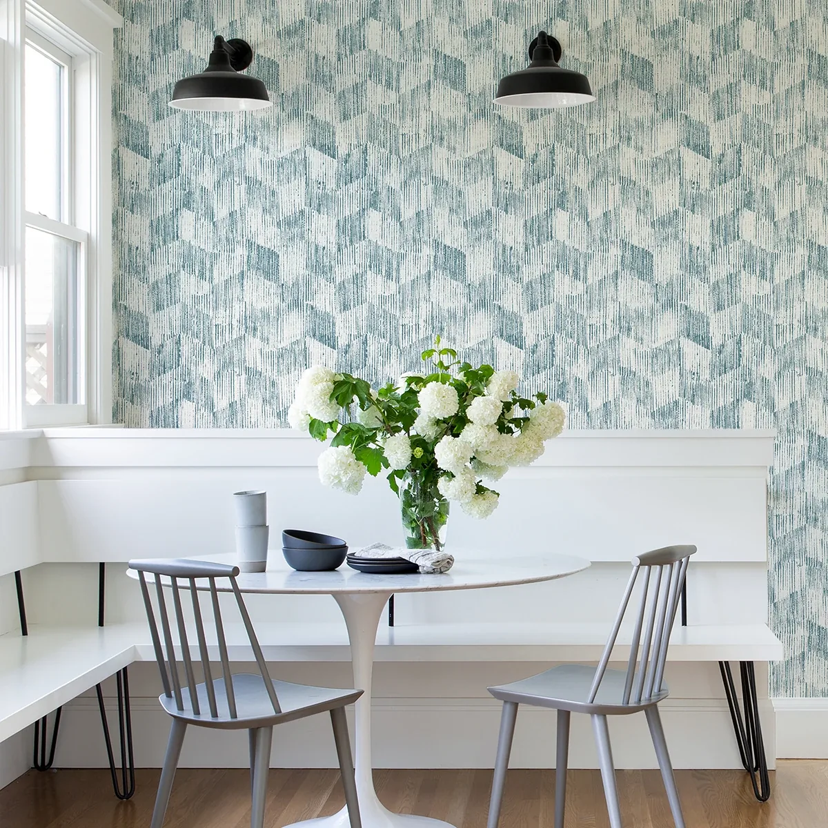 A-Street Prints Demi Teal Distressed Wallpaper - SKU 2975-26212