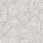 A-Street Prints Demir Grey Distressed Geometric Wallpaper - SKU 2976-86554