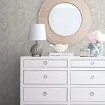 A-Street Prints Demir Grey Distressed Geometric Wallpaper - SKU 2976-86554